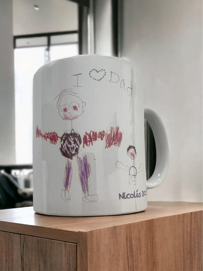 Taza dia del padre con imagen