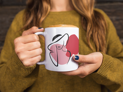 Taza con cita de Coco Chanel