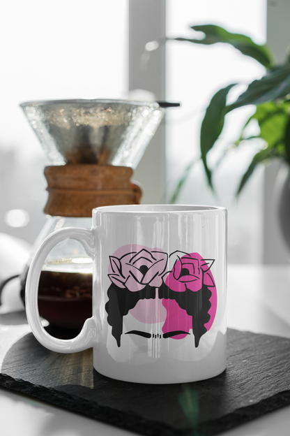 Taza con cita de Frida Kahlo