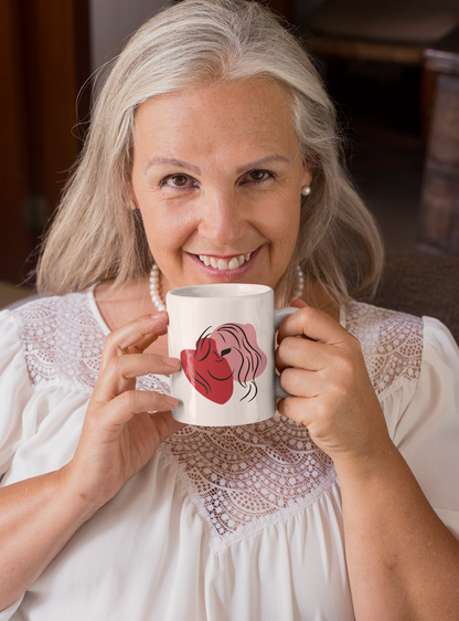 Taza con cita de Ángela Ruis Robles