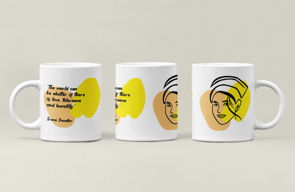 Taza con cita de Irena Sendler