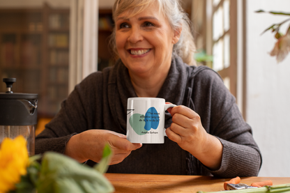 Taza con cita de Amelia Earhart