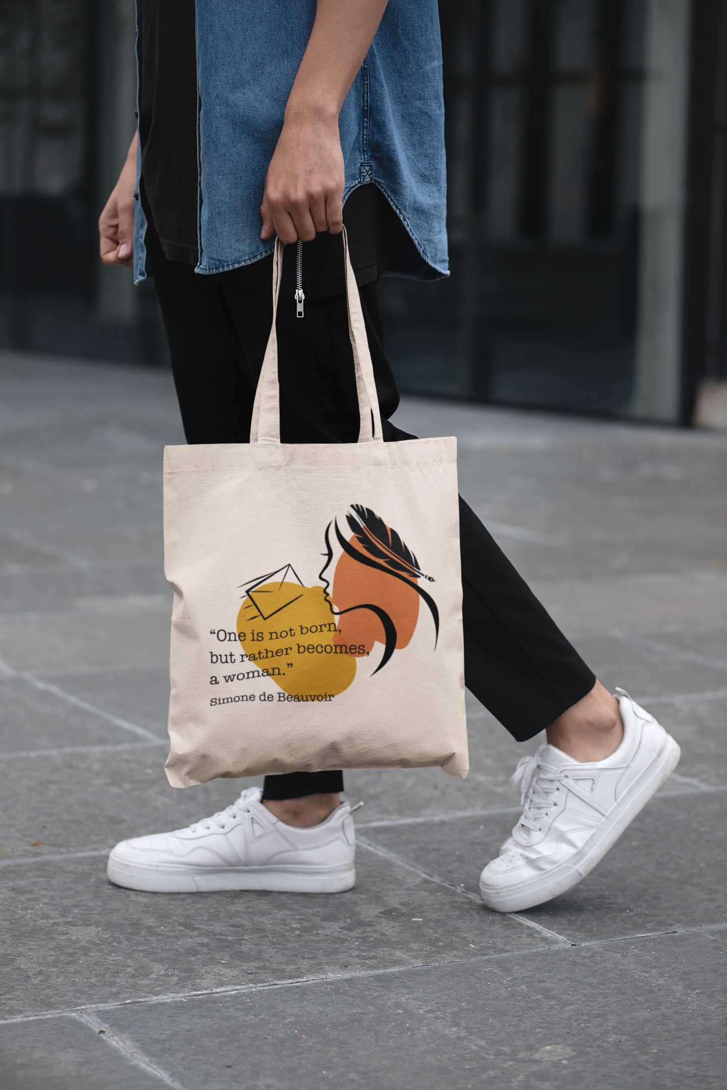 Tote bags Simone de Beauvoir