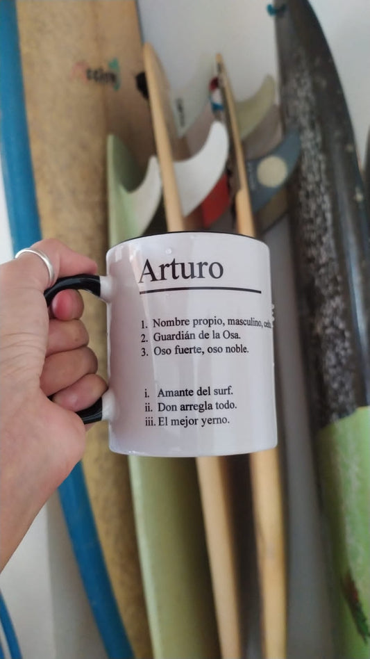 Taza con significado de nombre