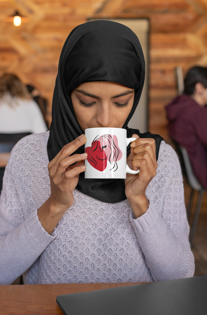 Taza con cita de Ángela Ruis Robles