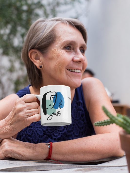 Taza con cita de Susan Sontag