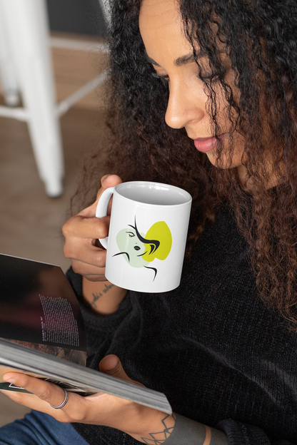 Taza con cita de Hedy Lamarr