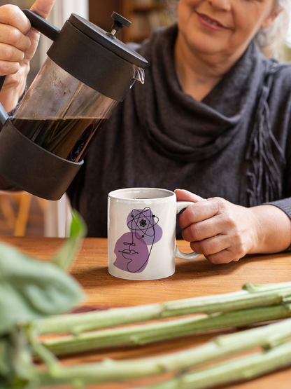 Taza con cita de Hipatia