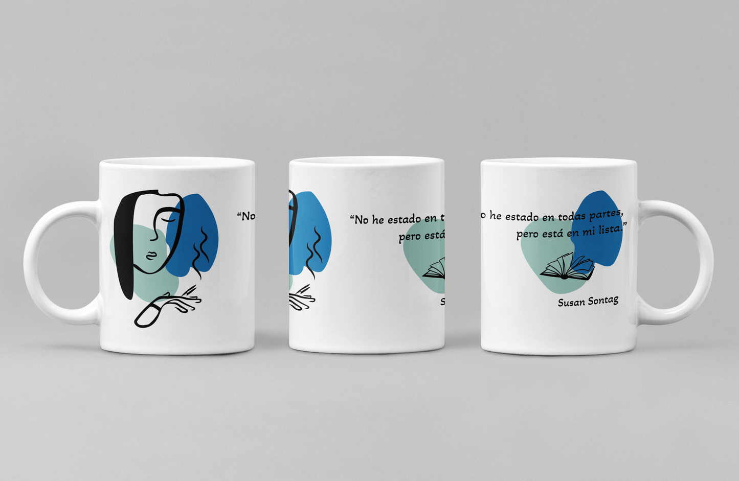 Taza con cita de Susan Sontag