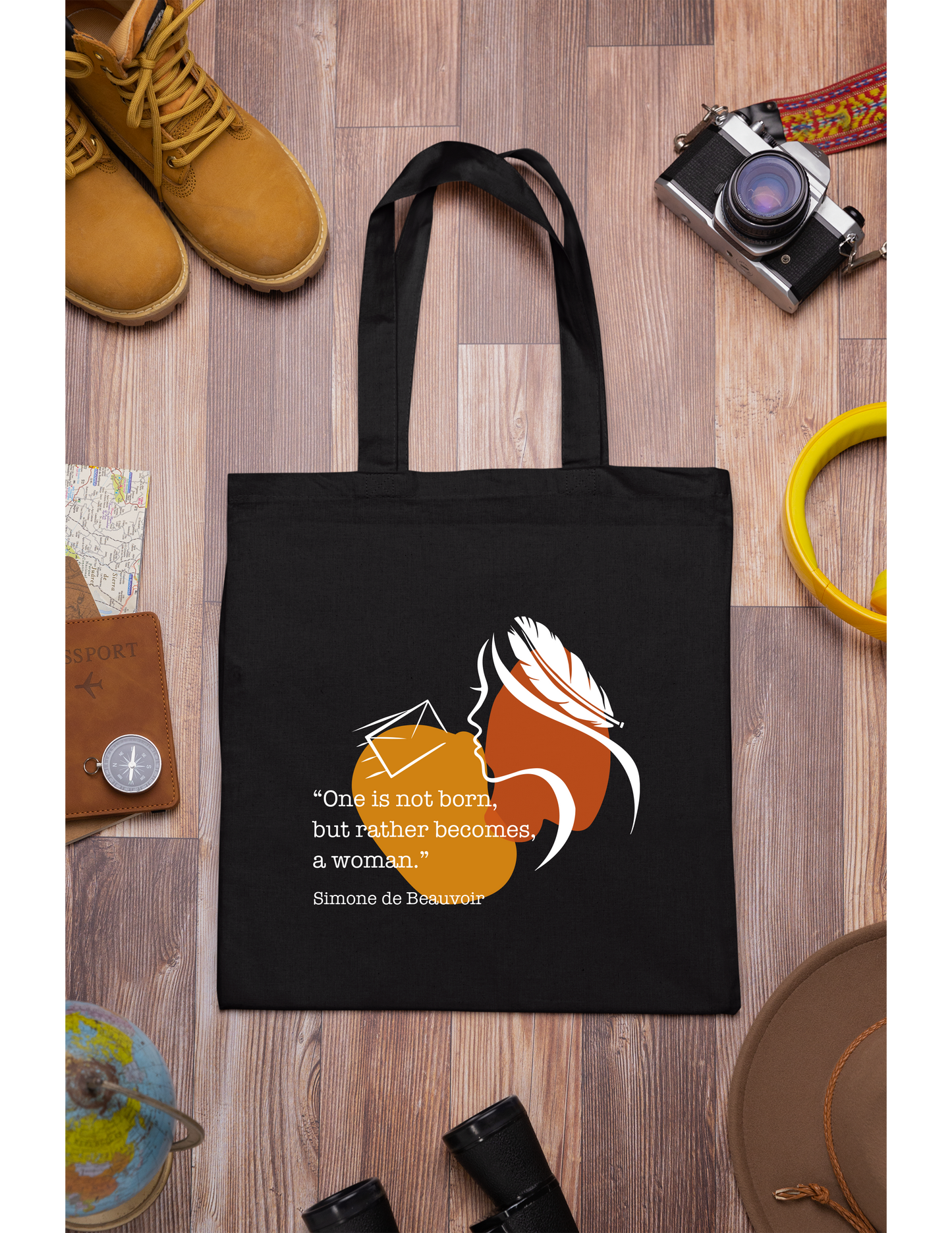 Tote bags Simone de Beauvoir